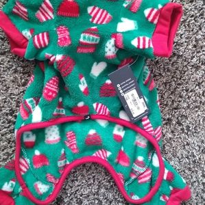NWT Fleece Dog Sweater/jammies size  Large